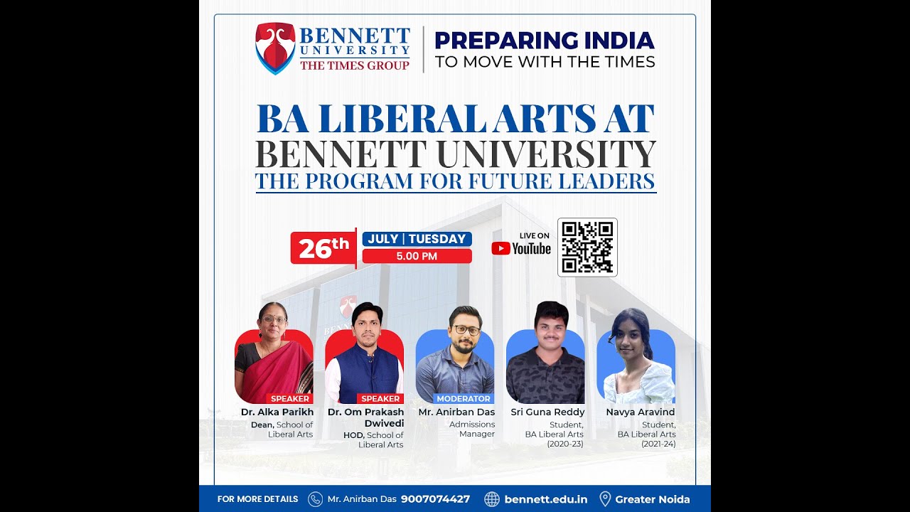 Liberal Arts at Bennett University - The program for future leaders