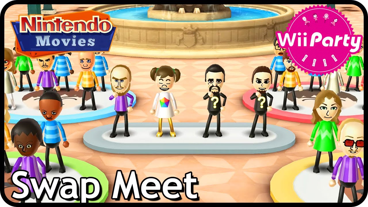 Wii Party - Swap Meet / Mii of a Kind (2 Players, Maurits vs Rik vs Matt vs George)