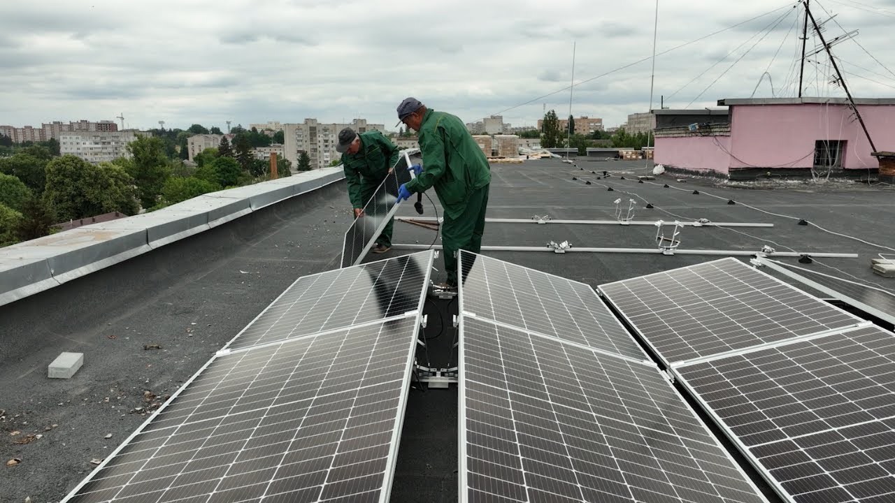 Solar Aid For Ukraine: solar power plant for the hospital in Zhytomyr