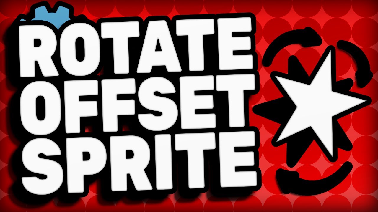 Correctly Rotate an Offset Sprite in Godot 4.4