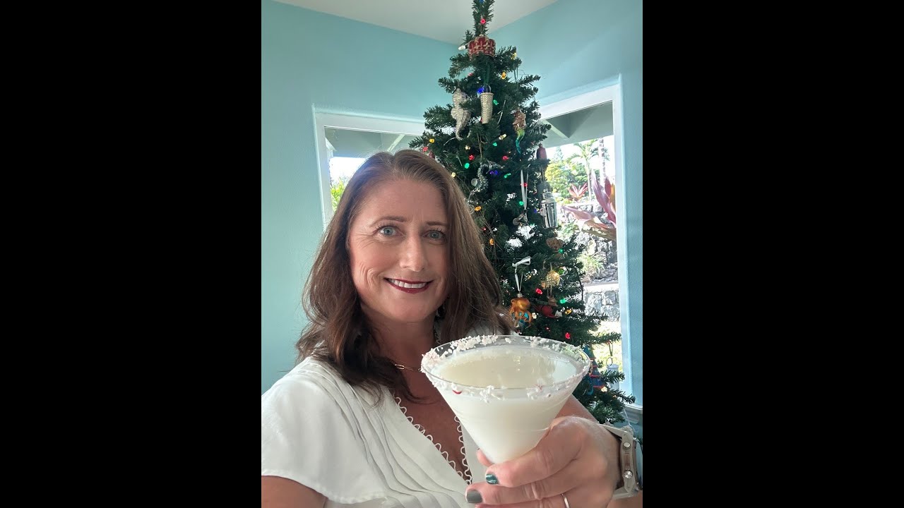 Candy Cane Martini by Queen of Cocktails Stacy Garrett