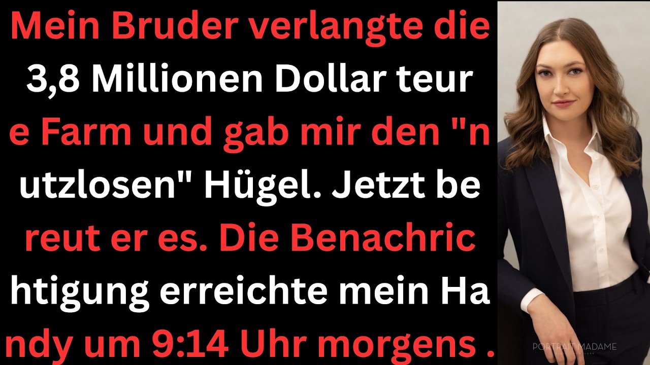 Er nahm die 3,8-Mio.-Farm – ich den „nutzlosen“ Hügel. Jetzt bereut er es.