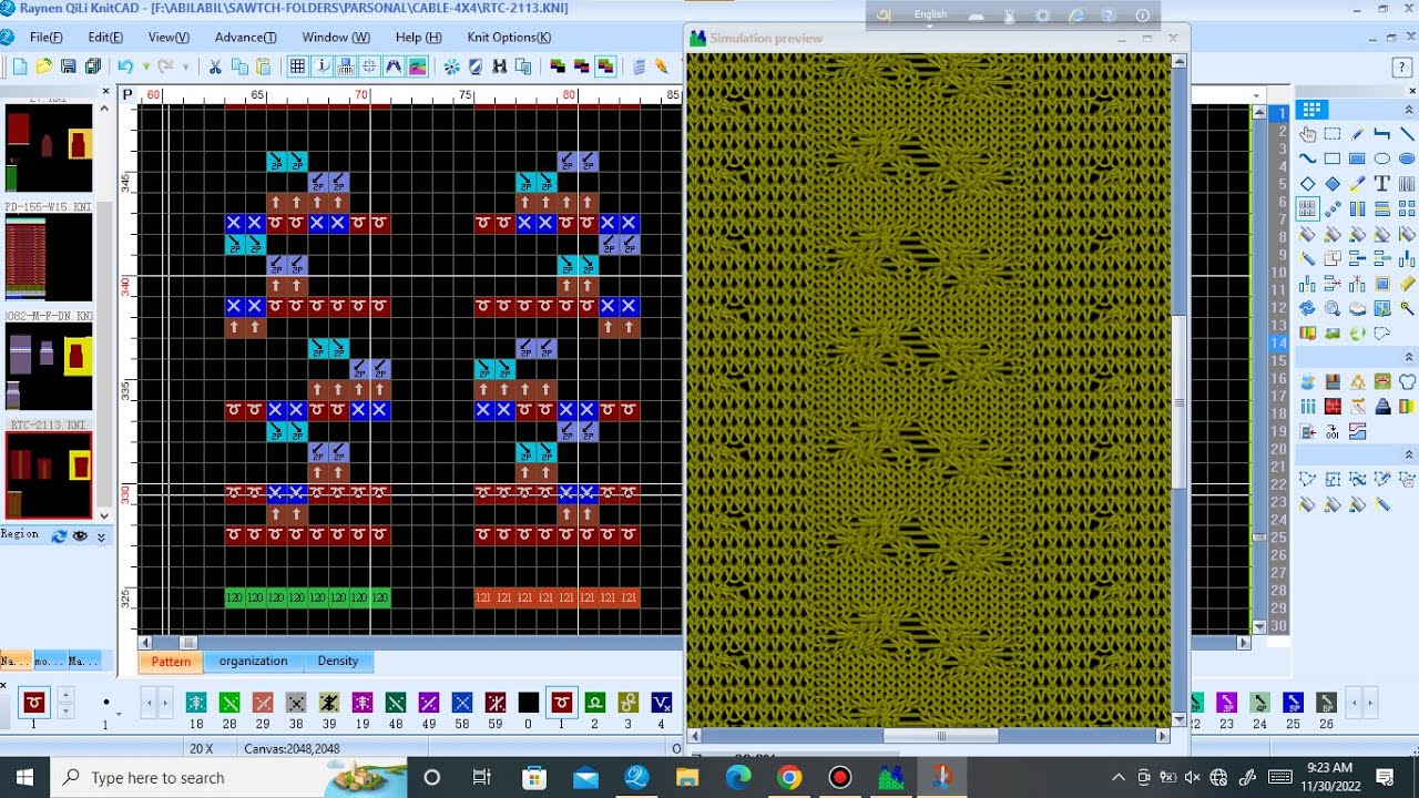 How to Knit the Cable 4 x4 Front  Knitting Stitch Pattern Cable Module,