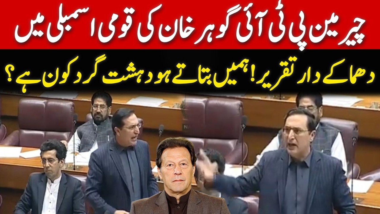 PTI Leader Gohar Khan Speech at National Assembly of Pakistan