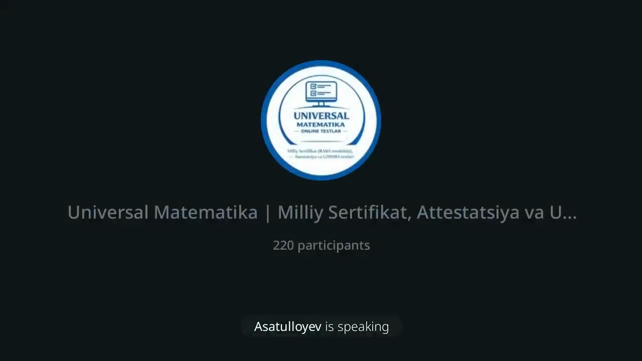 28.12.2025 Milliy sertifikat tahlili(36-45-savollar)