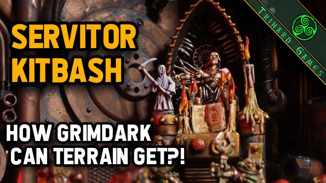 Entomb a Human in Wires! 40k Terrain From Old Toys & Trash.