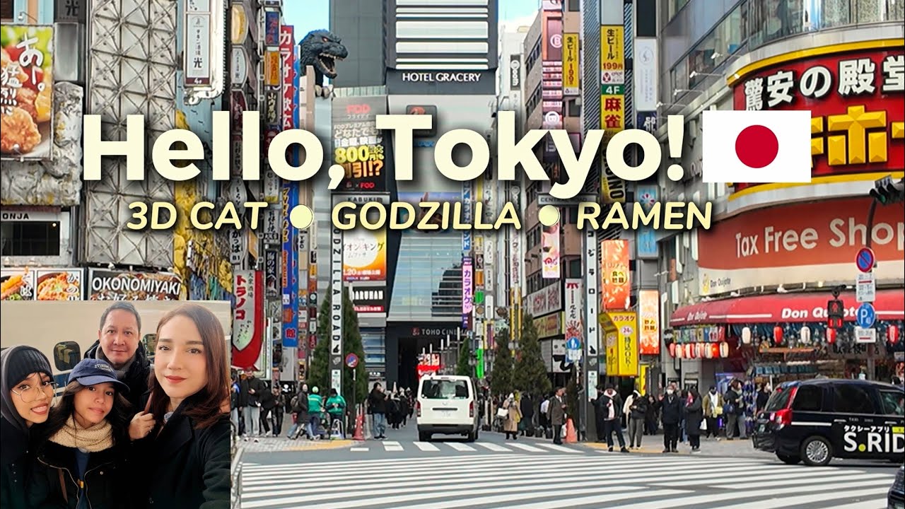 🇯🇵 Our First Time in TOKYO! 🚅✨ | From Kyoto via Shinkansen + 3D Cat, Godzilla & Ichiran Ramen