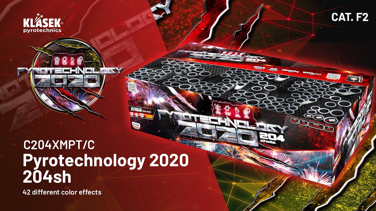 C204XMPT/C Pyrotechnology 2020 204sh | Klasek pyrotechnics