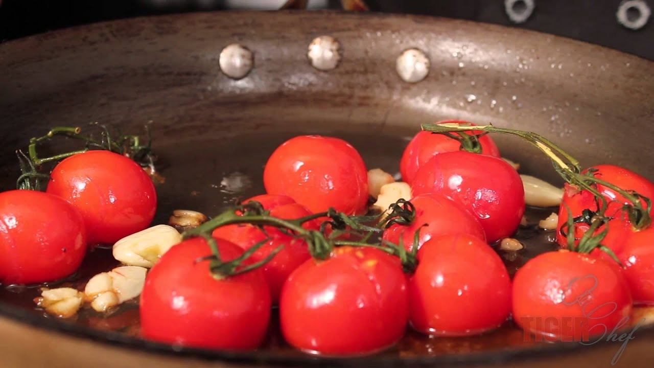 Braised Campari Tomato Recipe by Chef Dangoor -- TigerChef