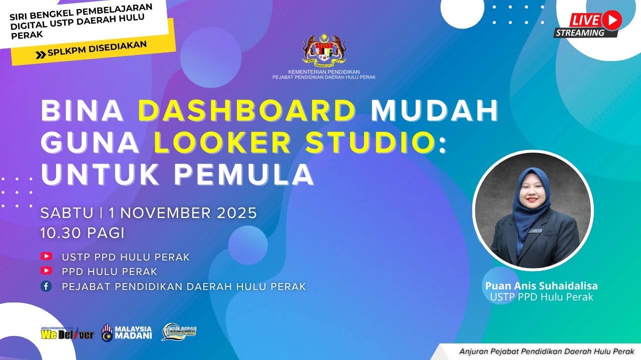 BINA DASHBOARD MUDAH GUNA LOOKER STUDIO: UNTUK PEMULA