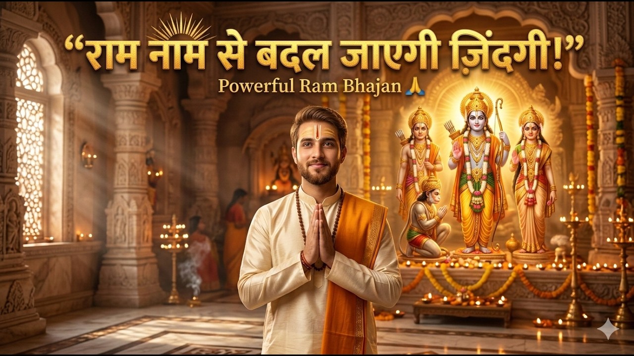राम नाम की ज्योति 🙏 | Jai Shri Ram Bhajan | Traditional Temple Bhakti Song 2026