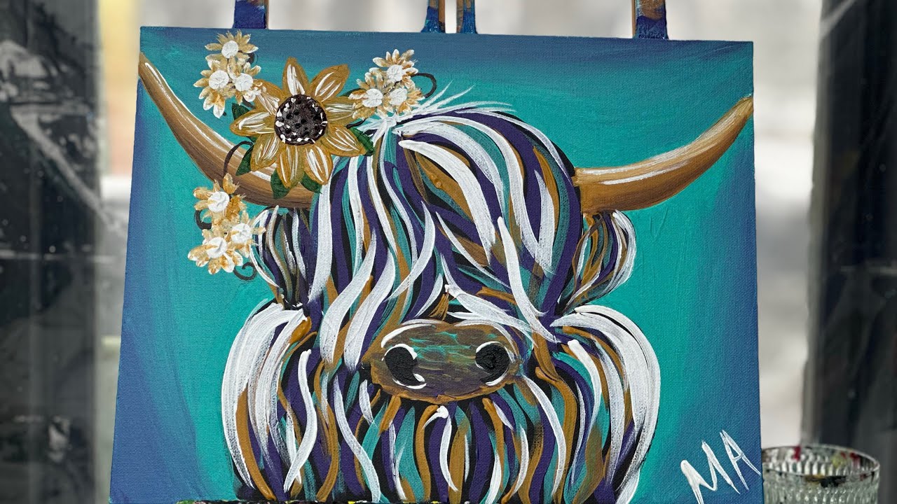 Cow with Flower Tutorial