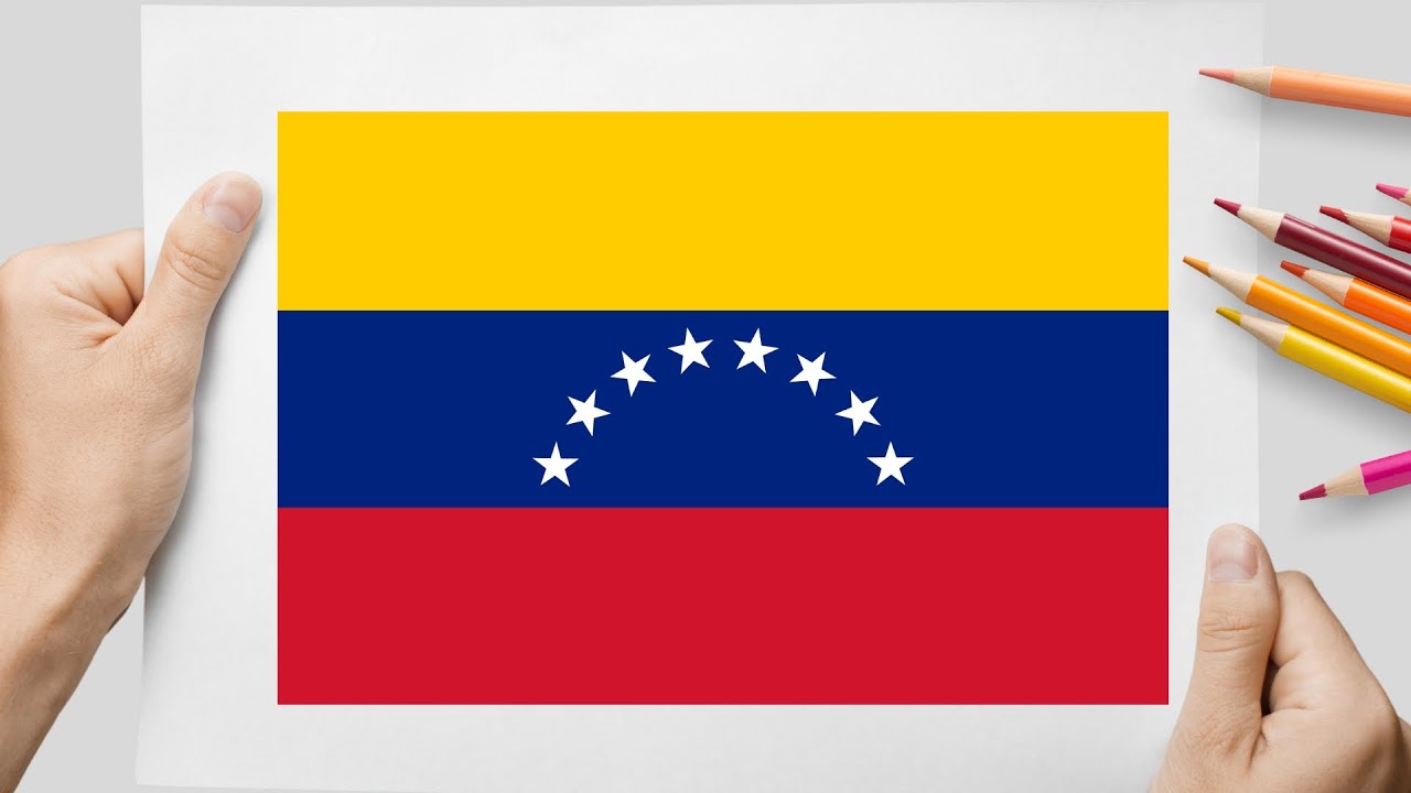 How To Draw Venezuela Flag - Easy Step-by-Step Drawing & Coloring!