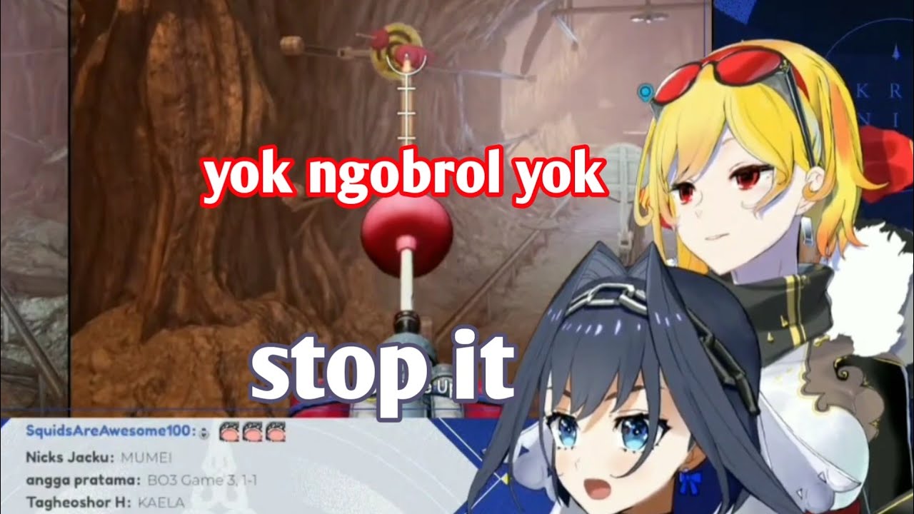 Kaela sama Kronii ribut mini game [ holoid ]