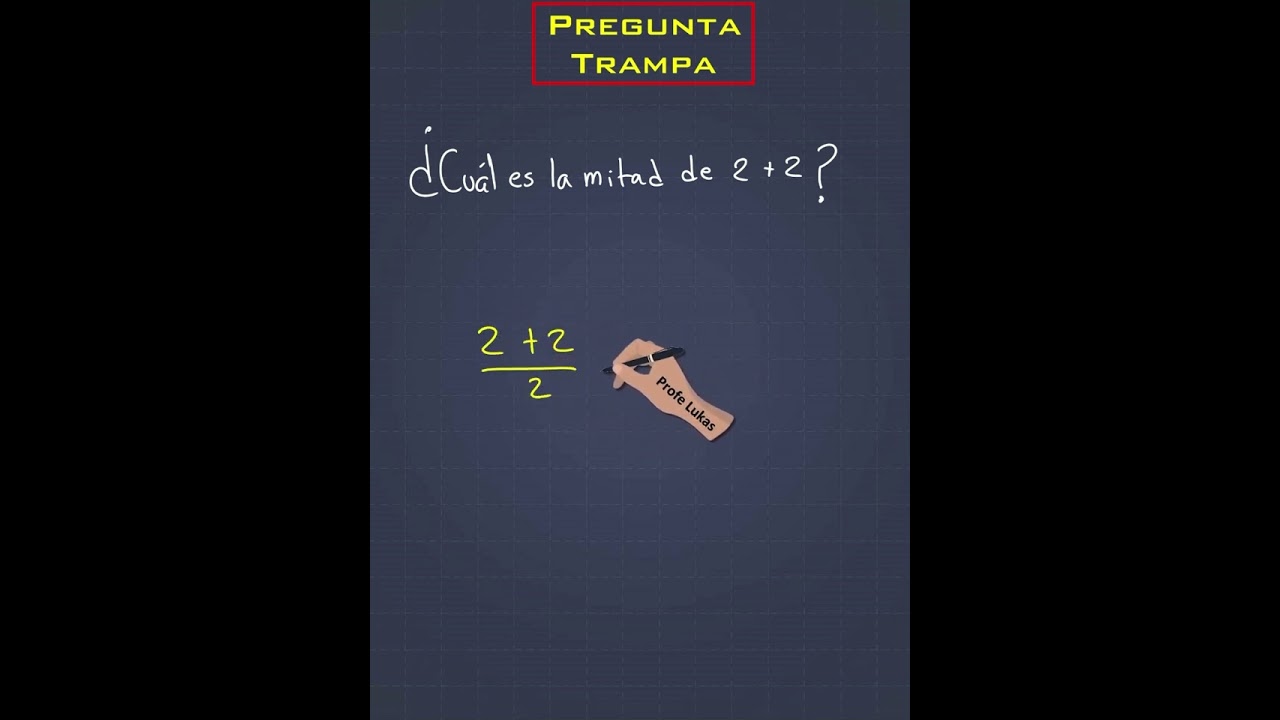 Pregunta trampa de matem&aacute;ticas  #estudiantes #mathematics #matem&aacute;tica #matem&aacute;ticas