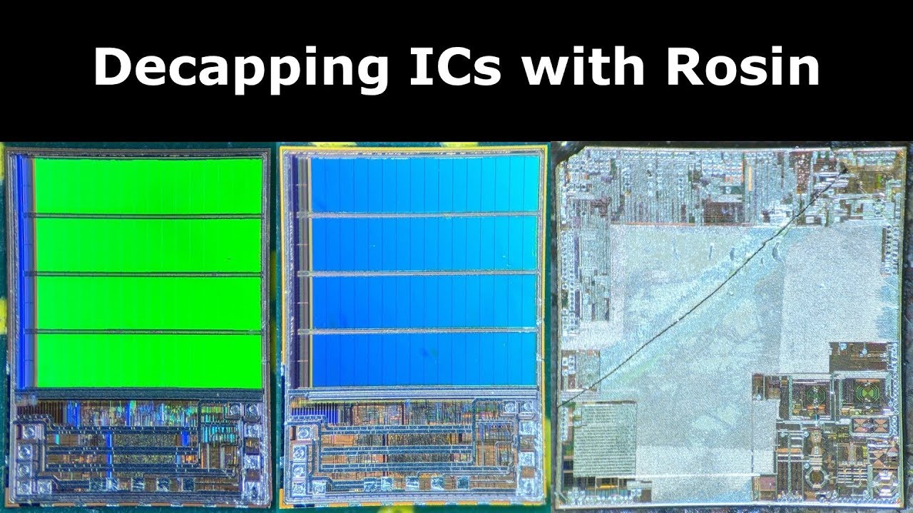 How to Decap ICs with Rosin