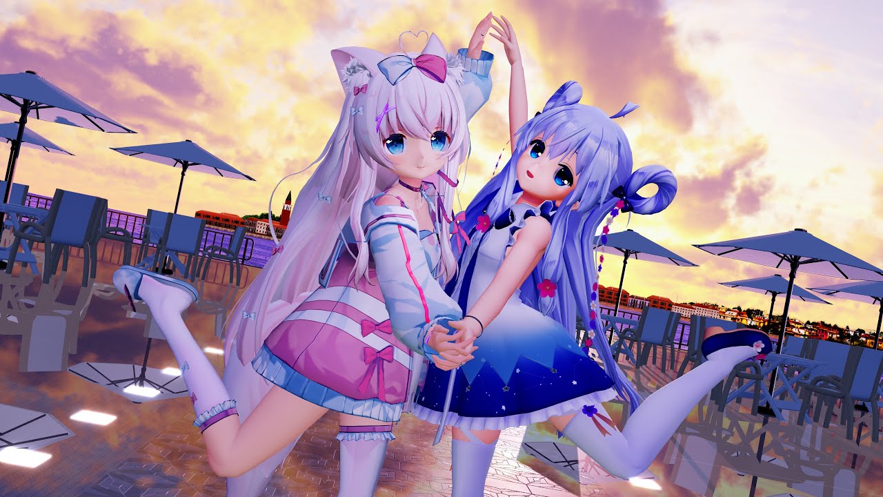 【MMD】『Dive to Blue』星川リンちゃん＆ステラちゃん【4K 60fps h265】