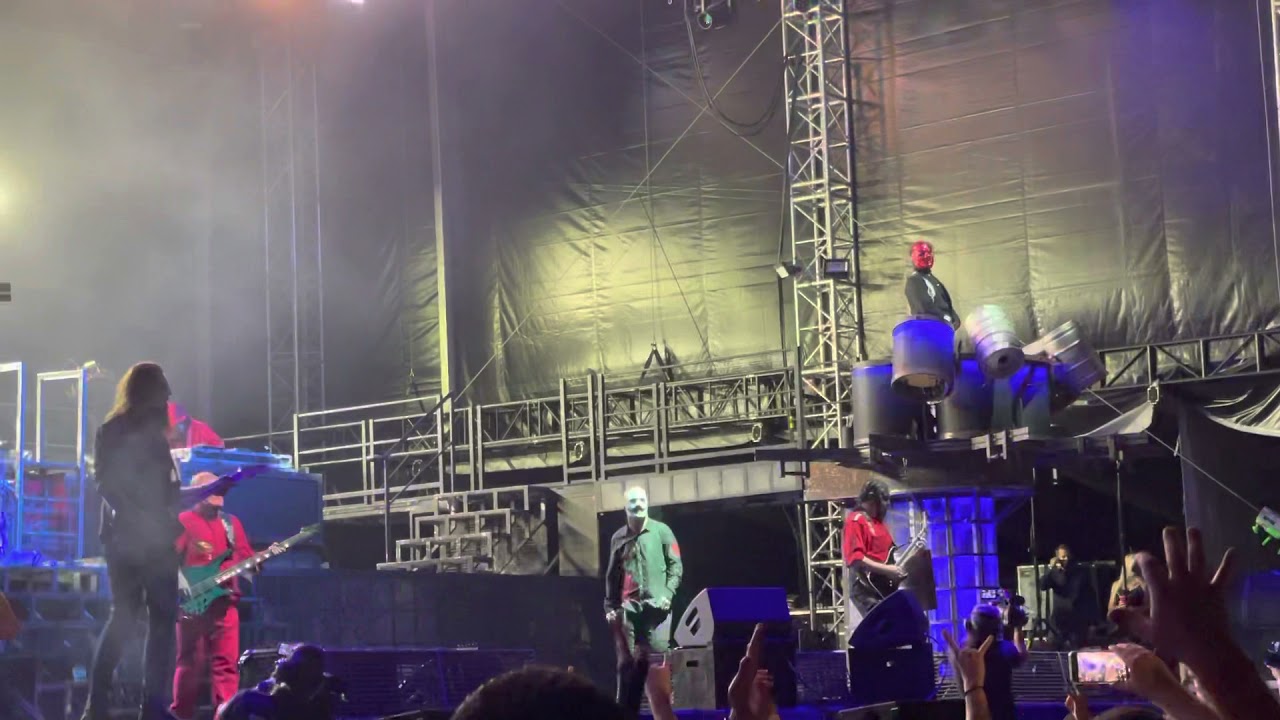 Slipknot performing Psychosocial at Riot Fest Chicago on September 19th 2021