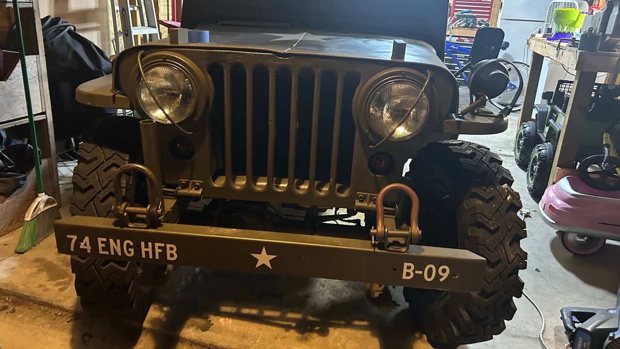 1952 Willys M38 Jeep rebuild video part 21