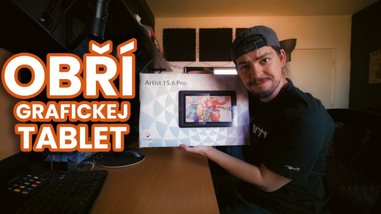 MŮJ PRVN&Iacute; GRAFICKEJ TABLET - XP-PEN Artist 15.6 Pro