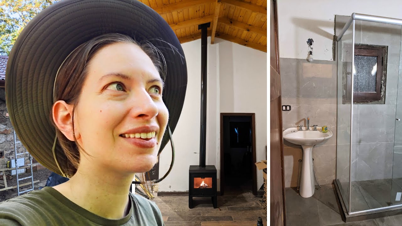 Trabajos por Hacer en el Chalet 👷🏚️ | Agujereando el Techo, Prueba Hidráulica y Llegó la Mampara!