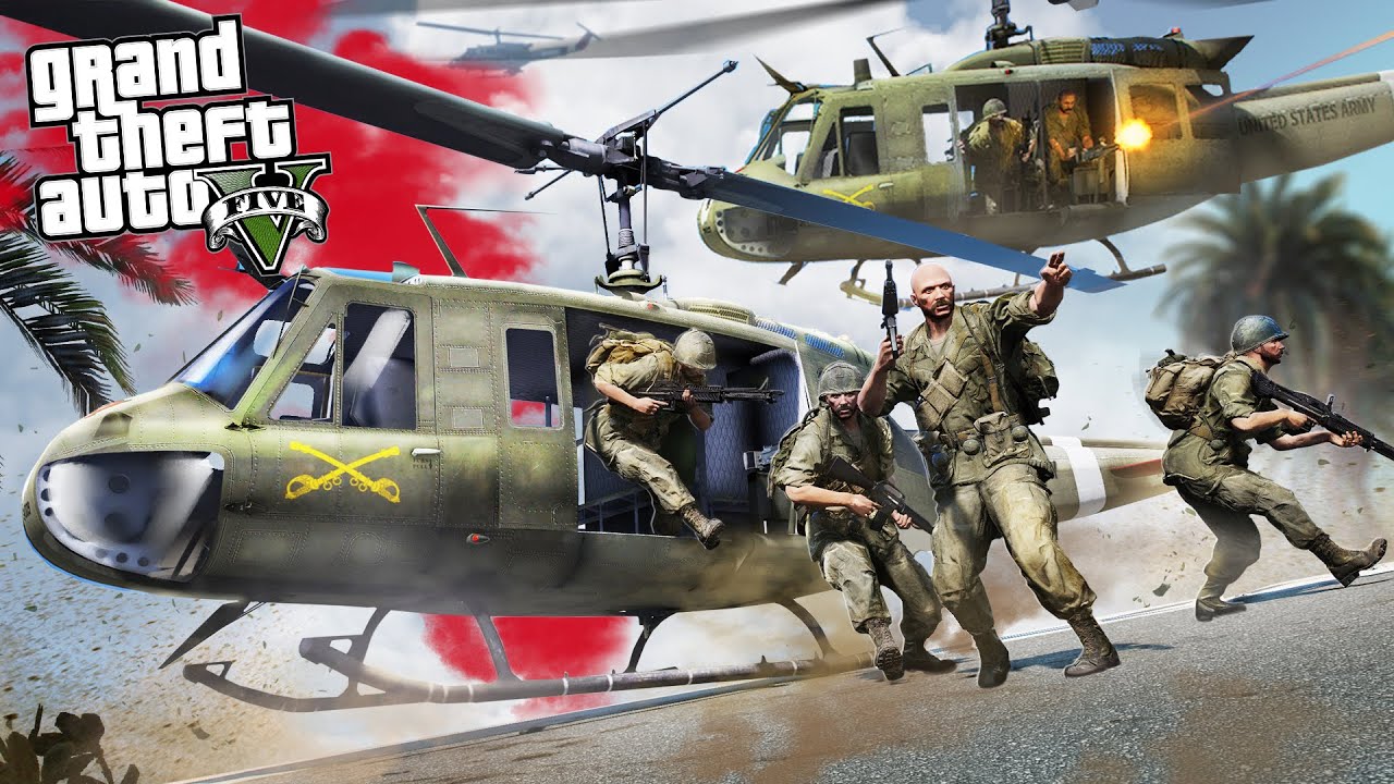 ВОЗДУШНО-ДЕСАНТНОЕ ВТОРЖЕНИЕ ВО ВЬЕТНАМСКОЙ ВОЙНЕ в GTA 5 RP!