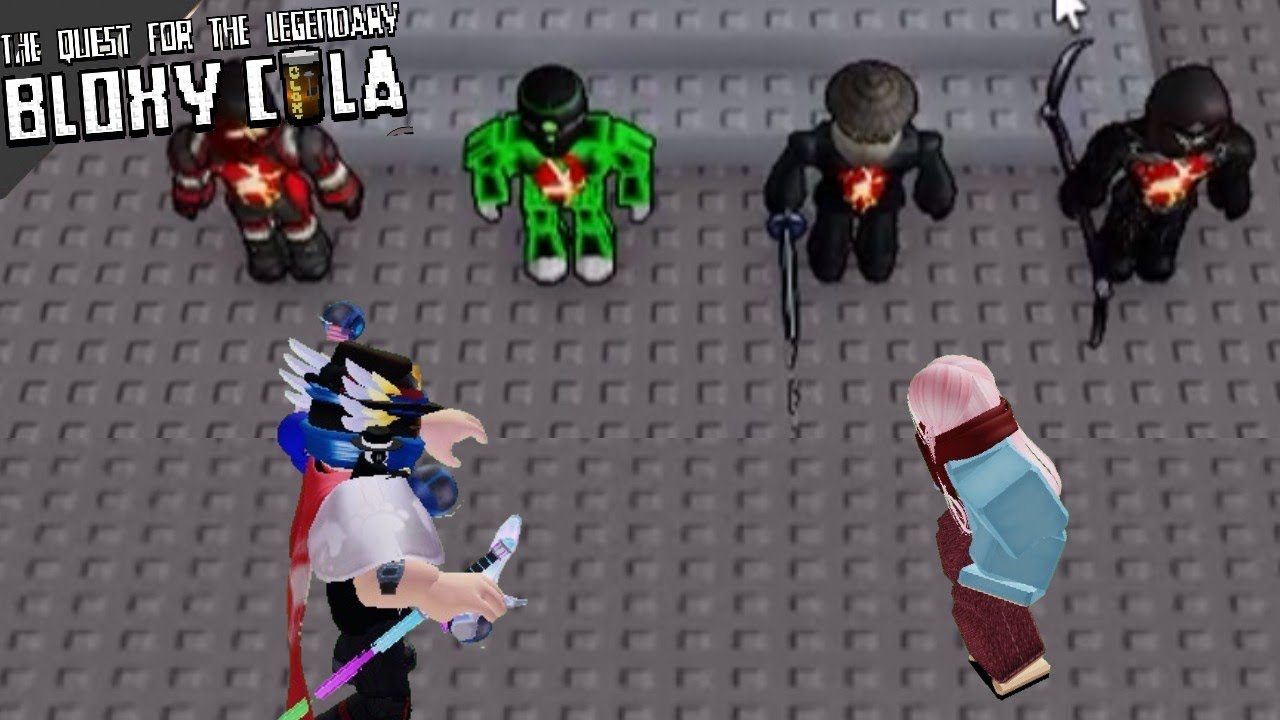 Defeating the temple ninjas and claiming the statue arms! The Quest for the Legendary Bloxy cola