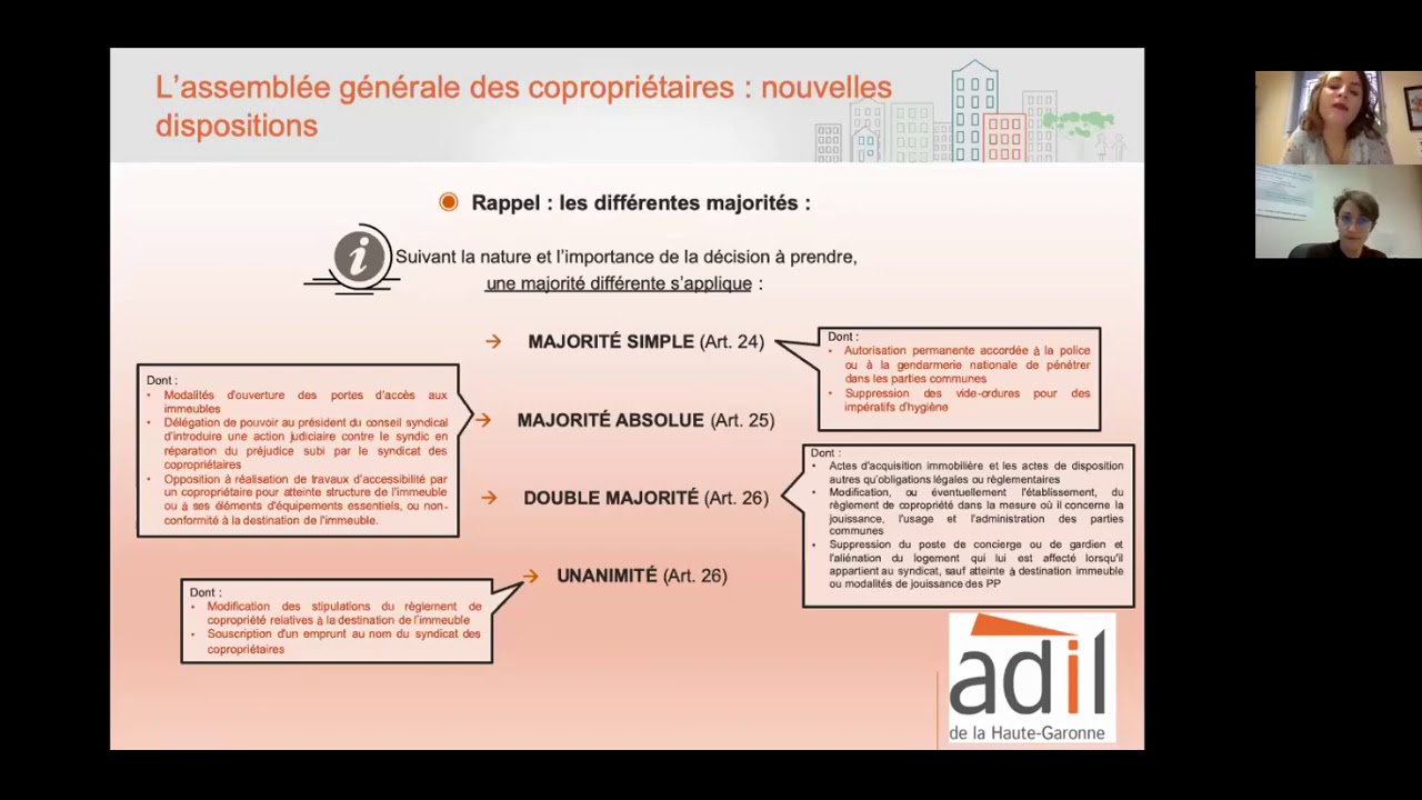 Webinaire Copropriété Réforme de l'ordonnance ELAN du 30 octobre 2019