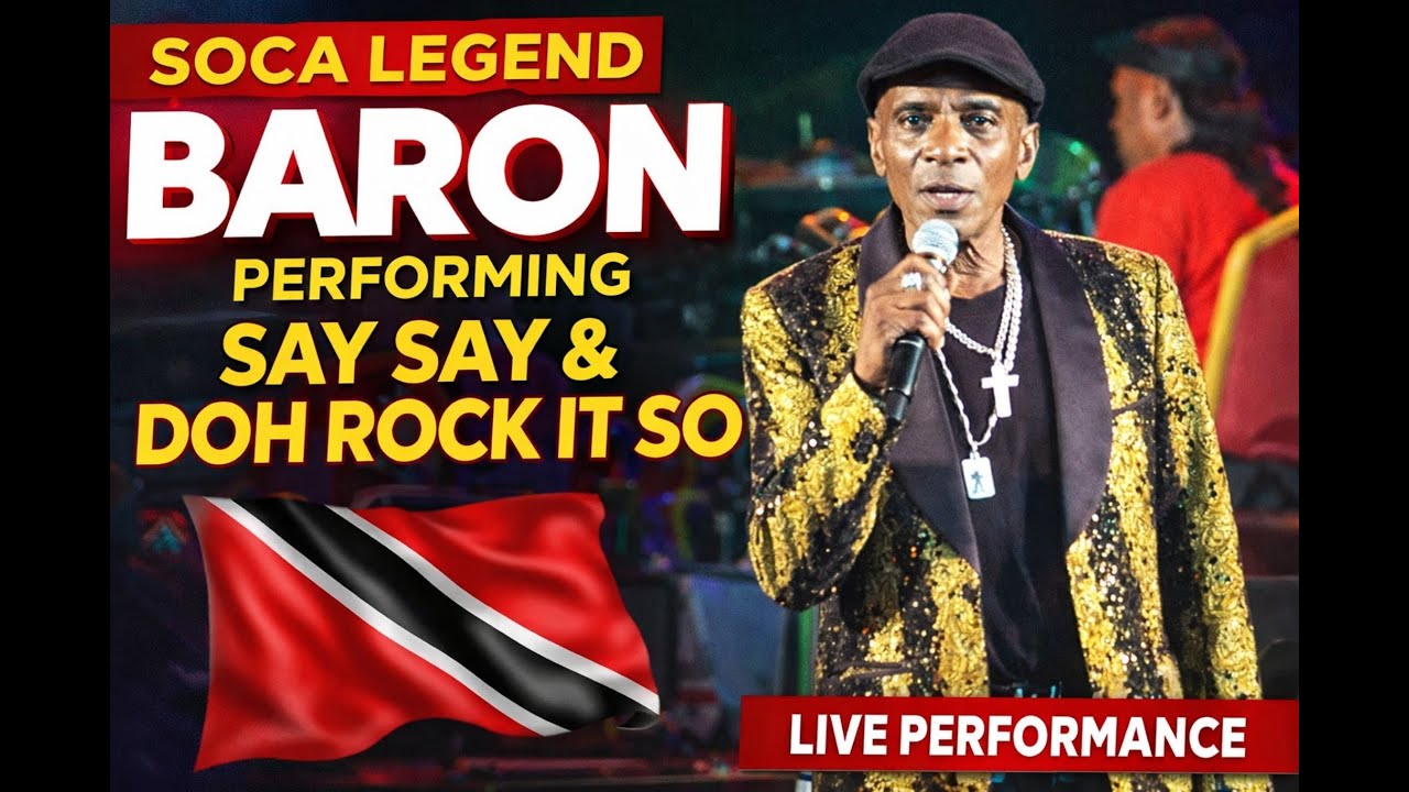 Soca legend Baron Performing Old Soca Hits Say Say & Doh Rock It So @ 2018 Calypso Fiesta Trinidad