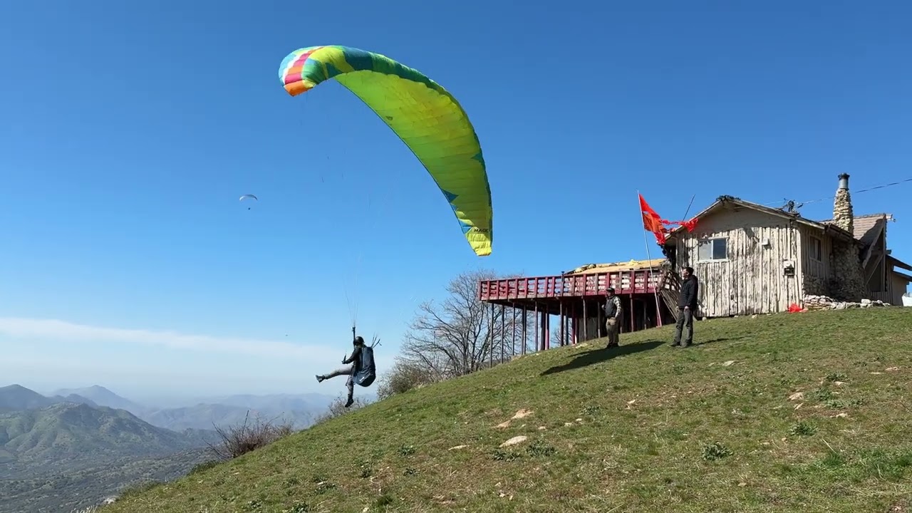Paragliding in Dunlap California - February 2025
