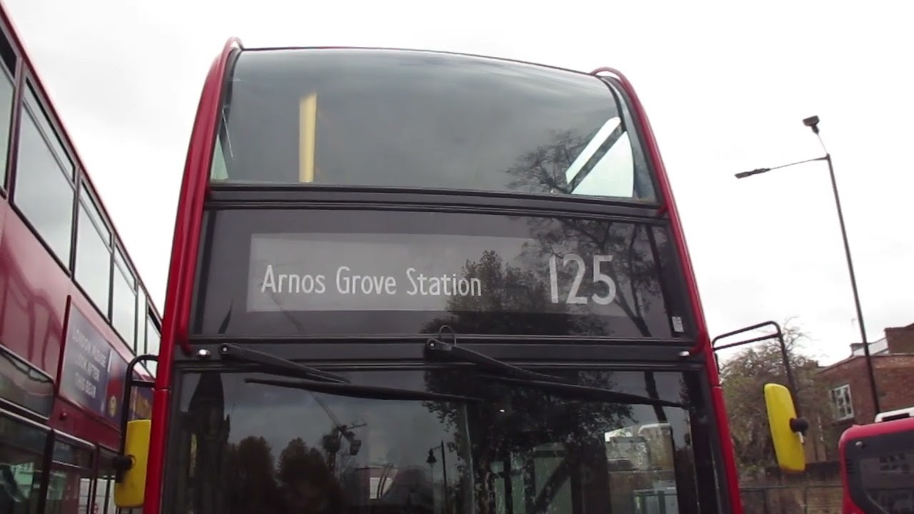 London bus metroline TE1427 blind change
