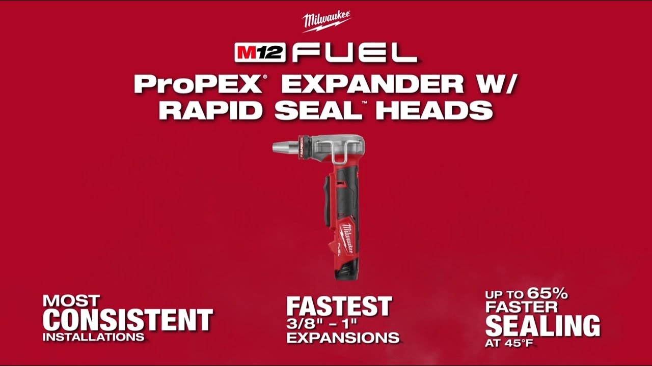M12 FUEL&trade; ProPEX&reg; Expander w/ RAPID SEAL&trade; ProPEX&reg; Expander Heads
