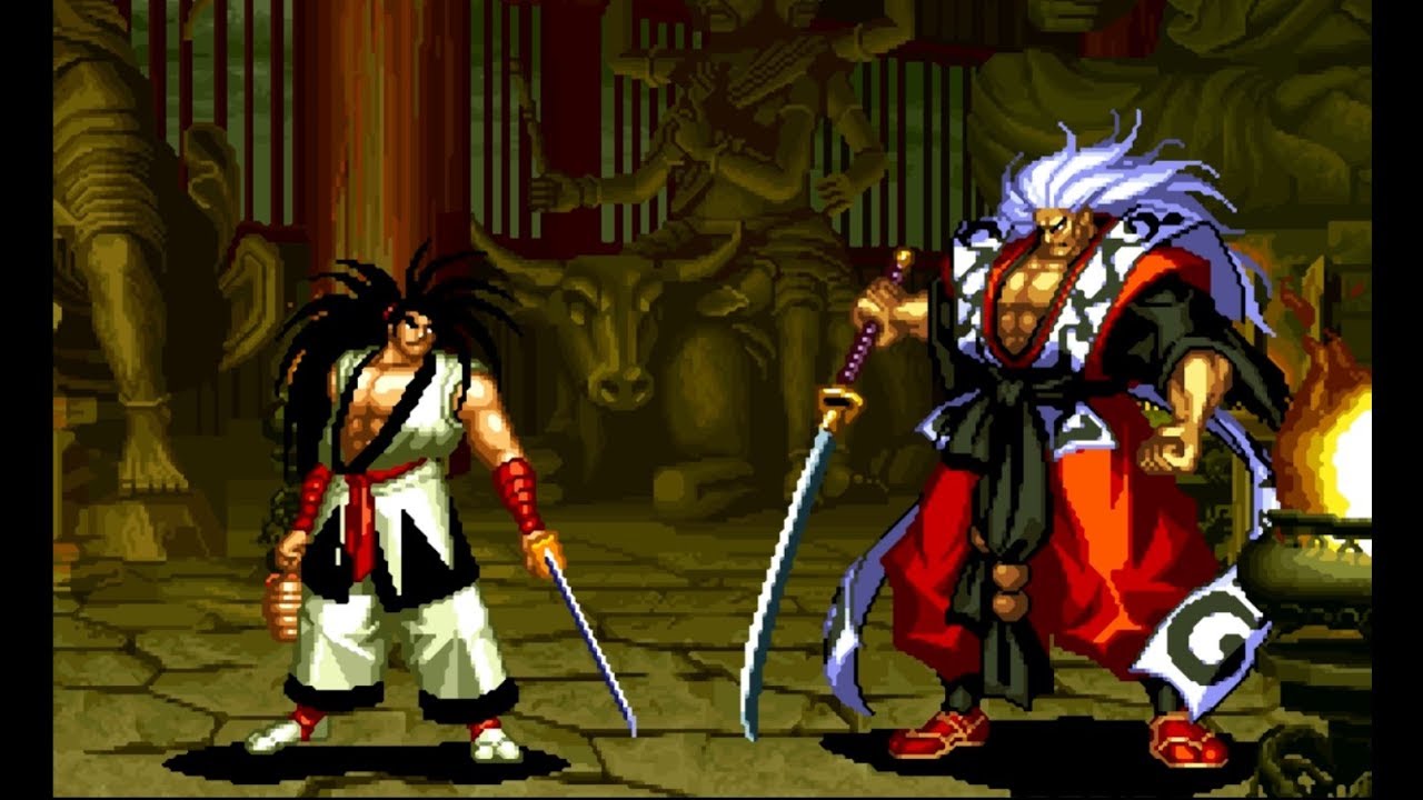 Samurai Shodown III: Haohmaru playthrough lvl-4 【60fps】