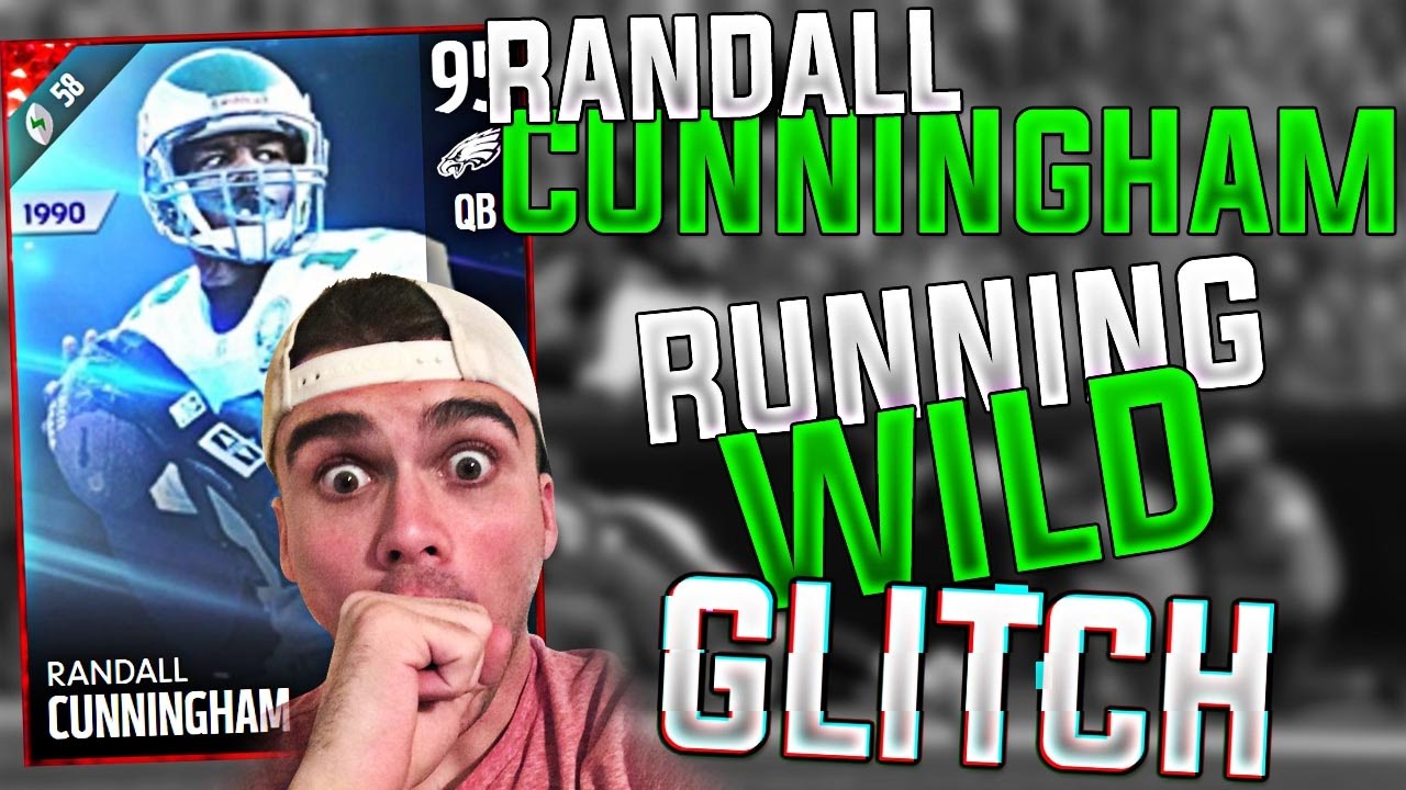 RANDALL CUNNINGHAM IS SO FAST! HUMAN GLITCH! MADDEN 17 ULTIMATE TEAM