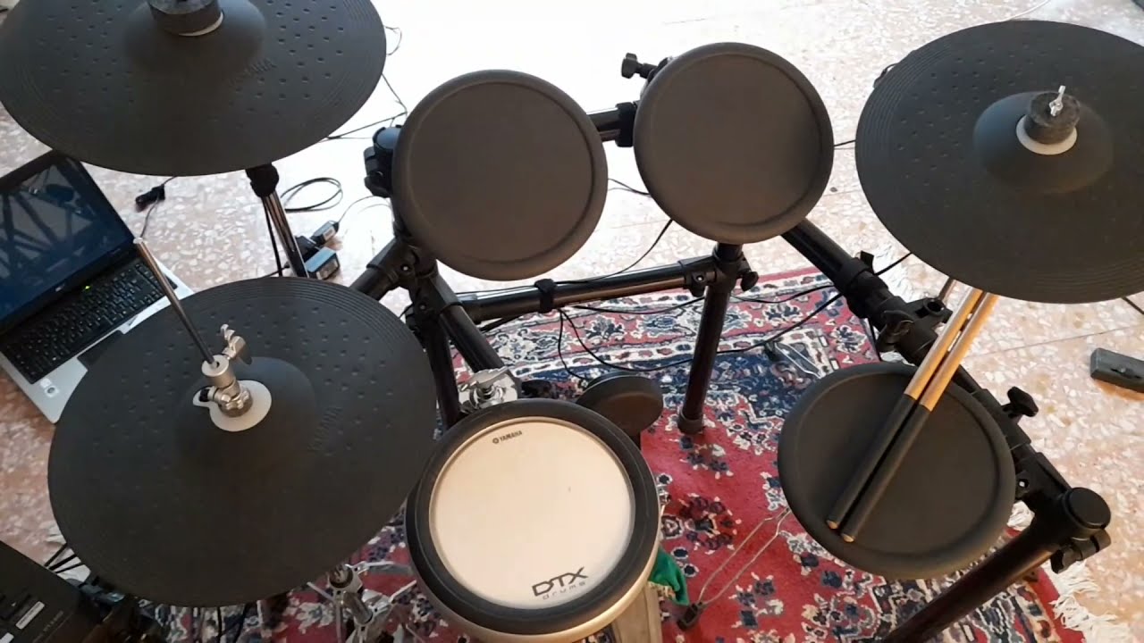 How to transfer and play custom wave audio files with Yamaha DTX502 electronic drum.