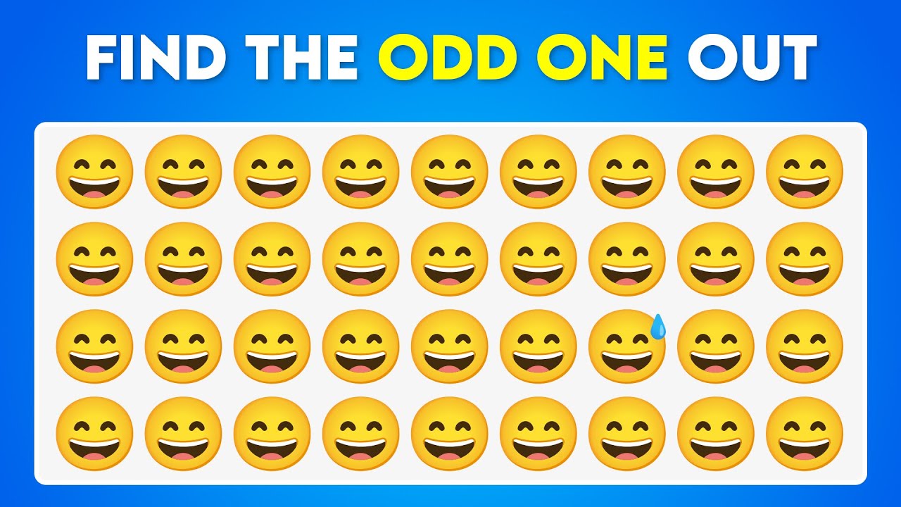 Najdi Odlišnost | Find the ODD One Out | Easy, Medium, Hard