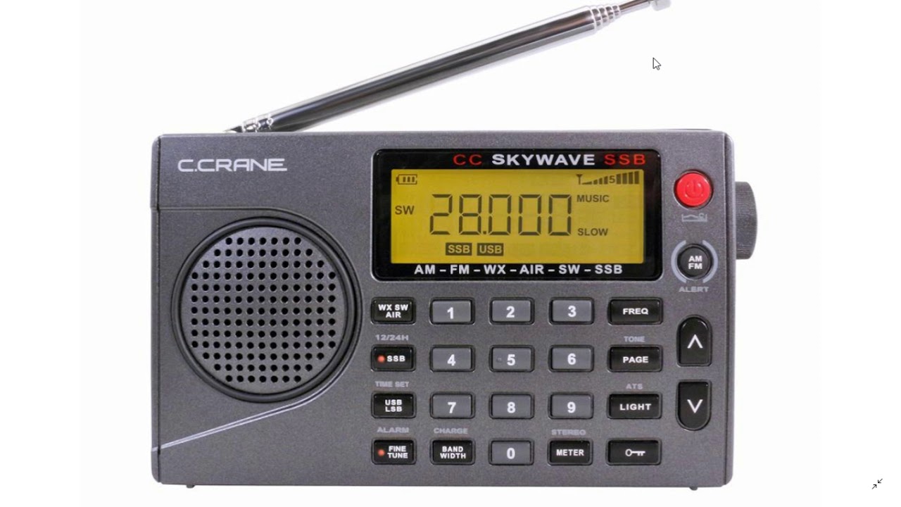 Top Ten Shortwave receivers I would love to own C Crane Skywave SSB