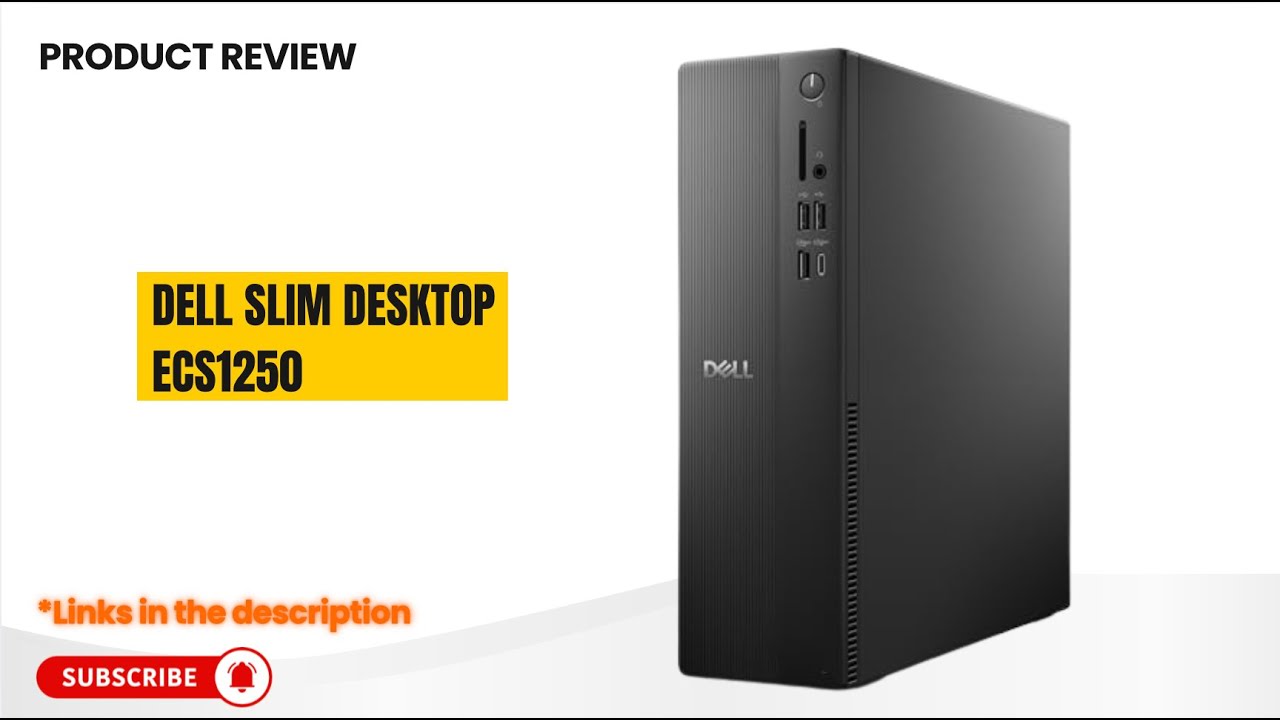 Обзор Dell Slim Desktop ECS1250 2025 🔥 Intel i3-14100, DDR5, WiFi 6 | Лучший компактный офисный ПК?