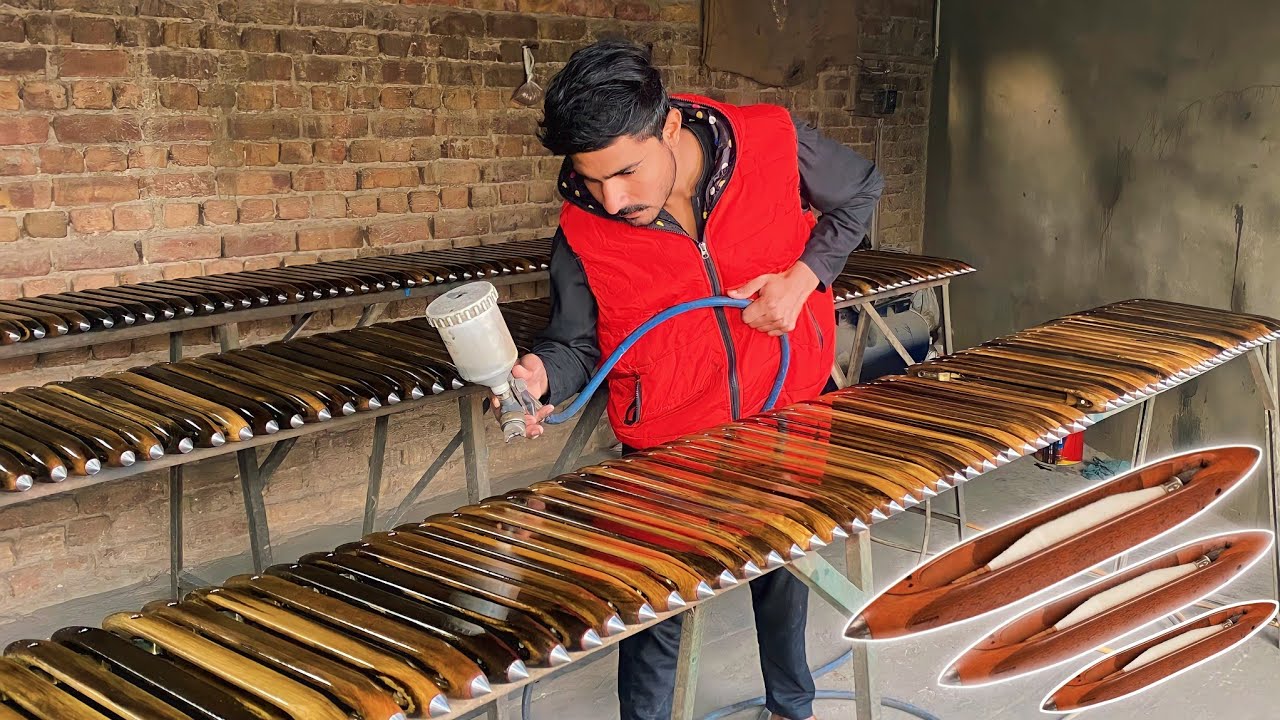 Process OF Making Power Looms shuttle | Amazing Factory Manufacturing Process