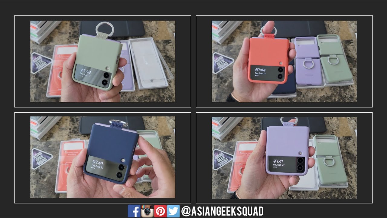 Reviewing the Official Samsung Silicone Cover with the Ring for the Galaxy Z Flip3 5G!