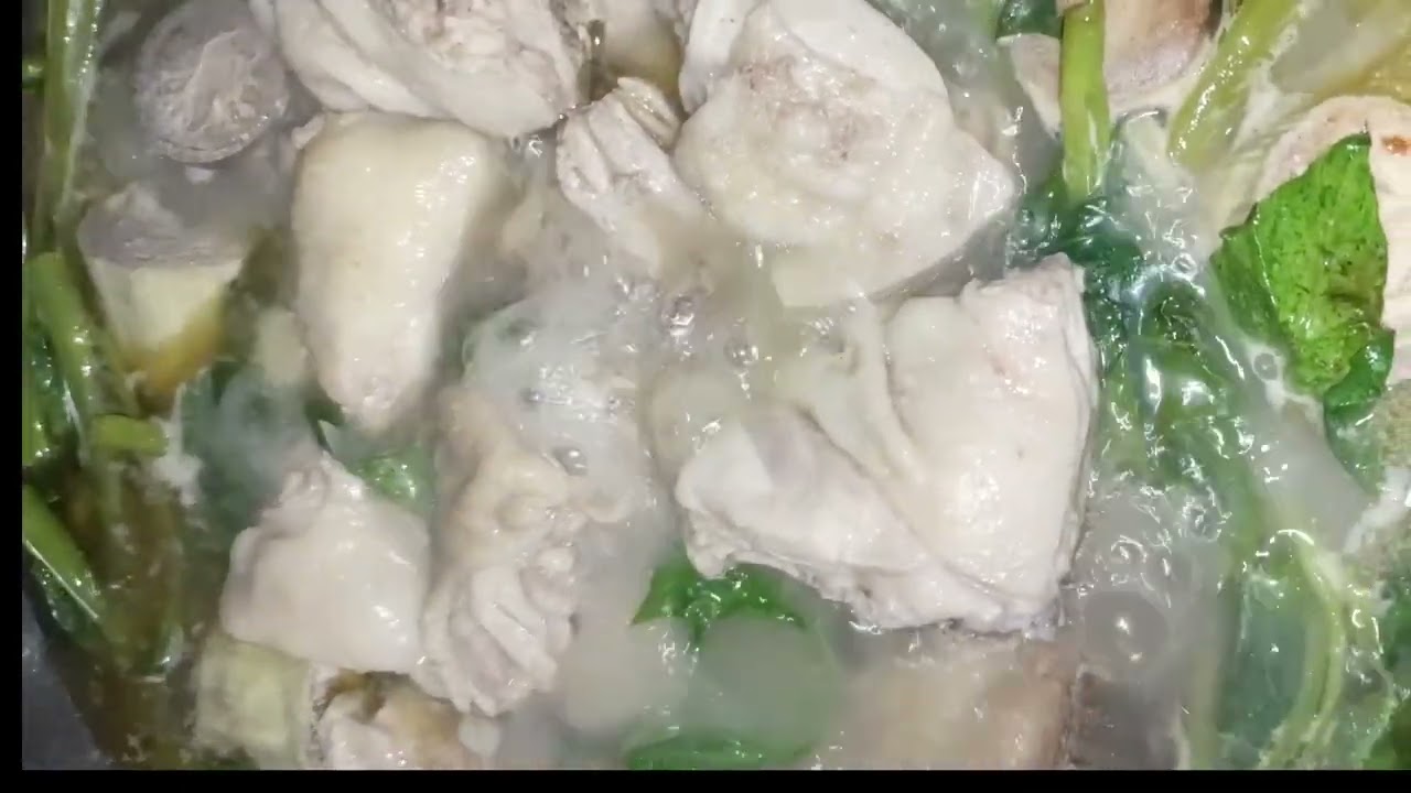 Sinigang na manok na inilaga muna#sinigang#manok# lutongbahay