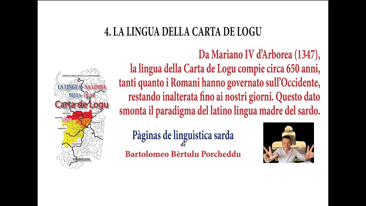 La lingua della Carta de Logu