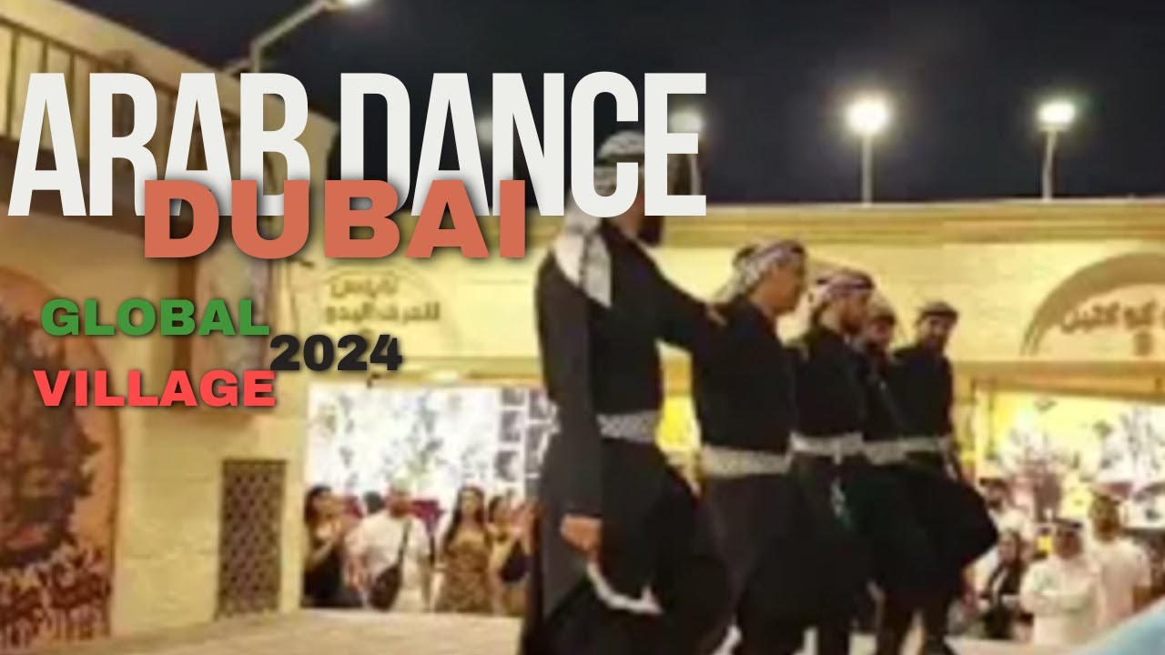 Global Village Dubai 2024 | ASMR Relaxing Music | Palestine Stage | Arab Dance Global Village