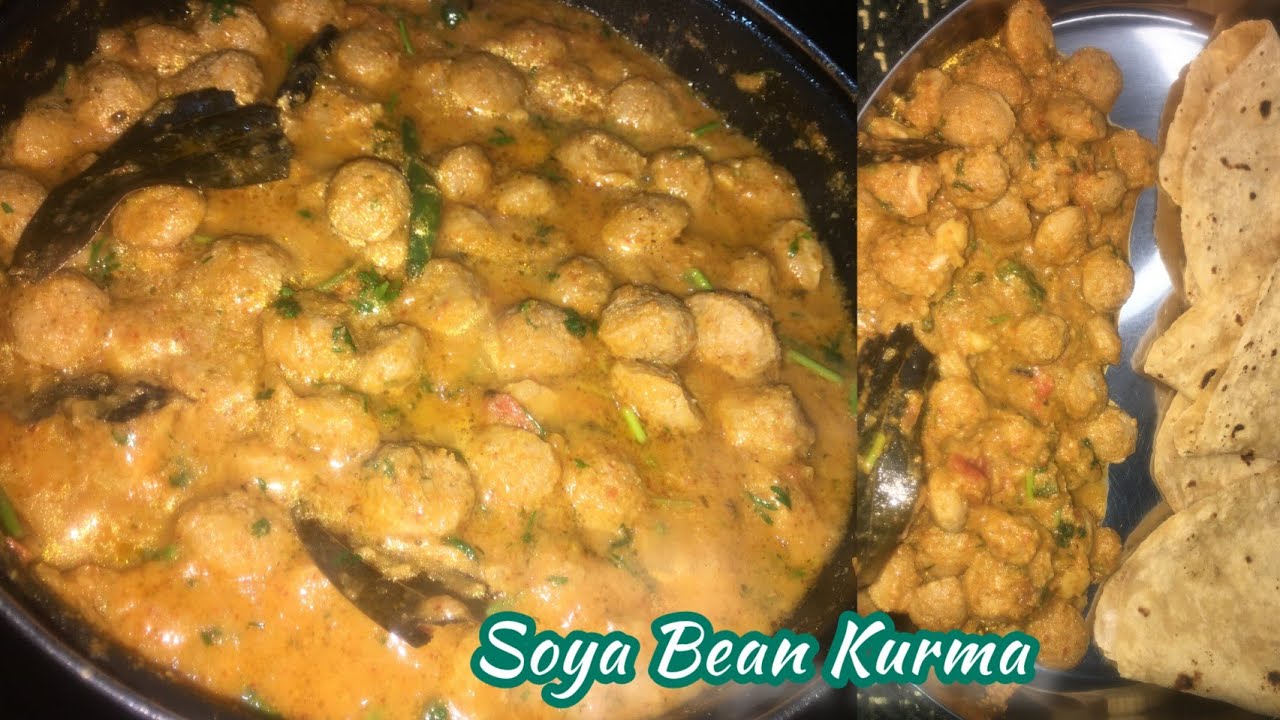 ಸೋಯಾಬೀನ್/  ಕೂರ್ಮ | Meal Maker Kurma | Soya Chunks Kurma Recipe ||