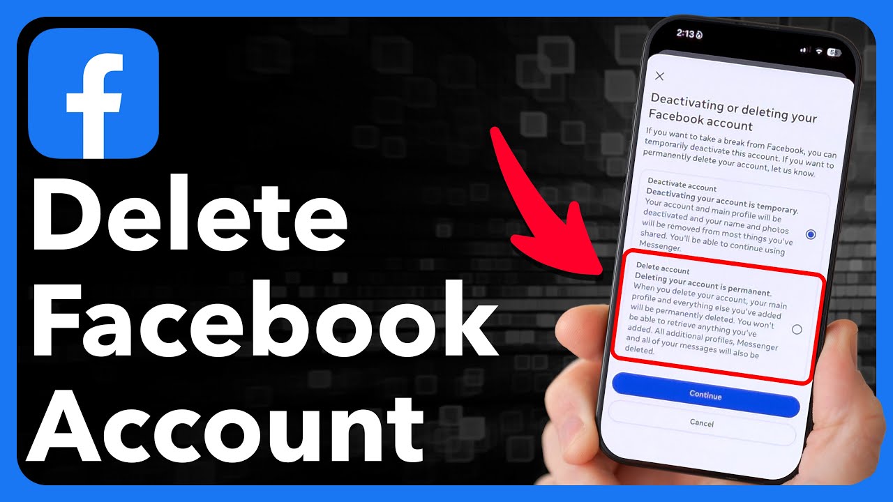 How To Delete Facebook Account