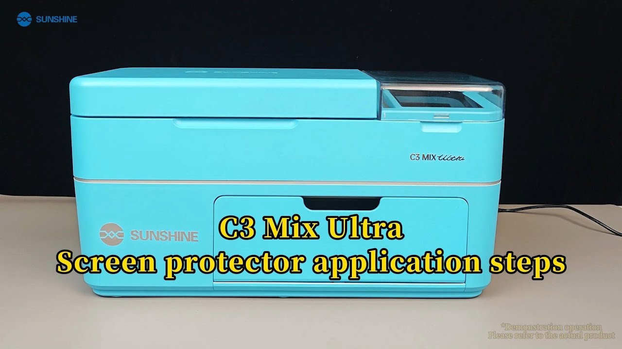 SUNSHINE C3 MIX ULTRA Smart Film Application Machine Operation Tutorial