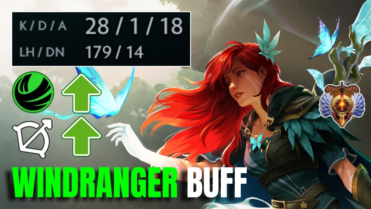Windranger Buff Changed Everything - This Game Proves It