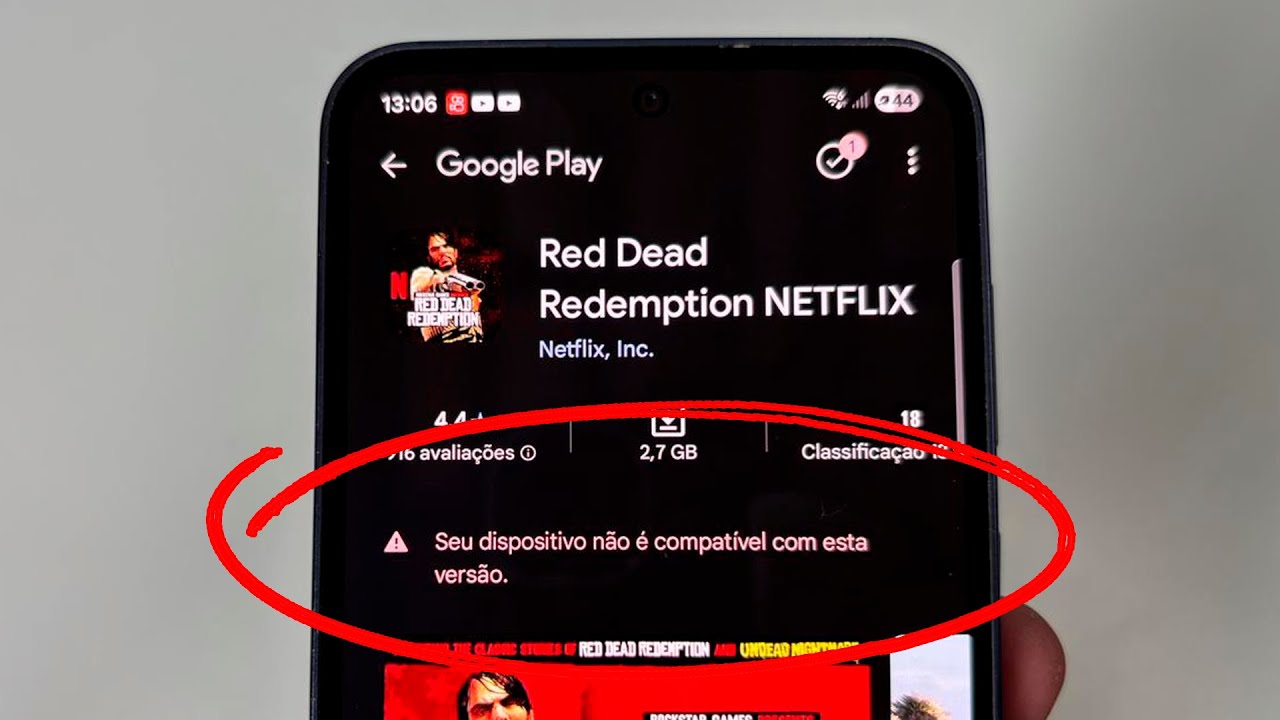 Red Dead Redemption incompatível com seu celular? Solução para resolver isso