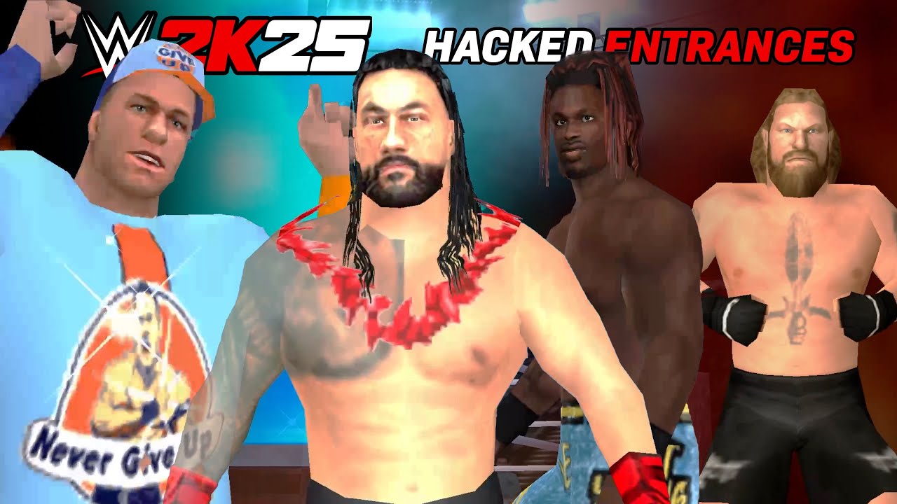 4 New Entrances on SmackDown! vs. RAW 2011 (John Cena, Roman Reigns, Brock Lesnar & ...)