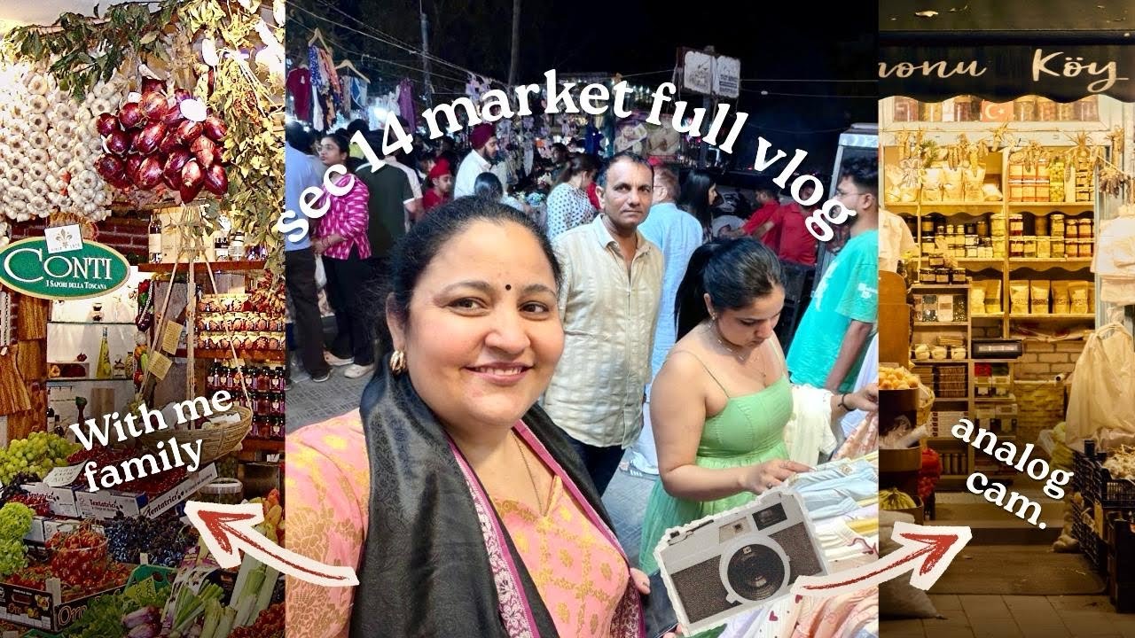 Sec 14 Gurugram Huda Market(Famliy vlog 